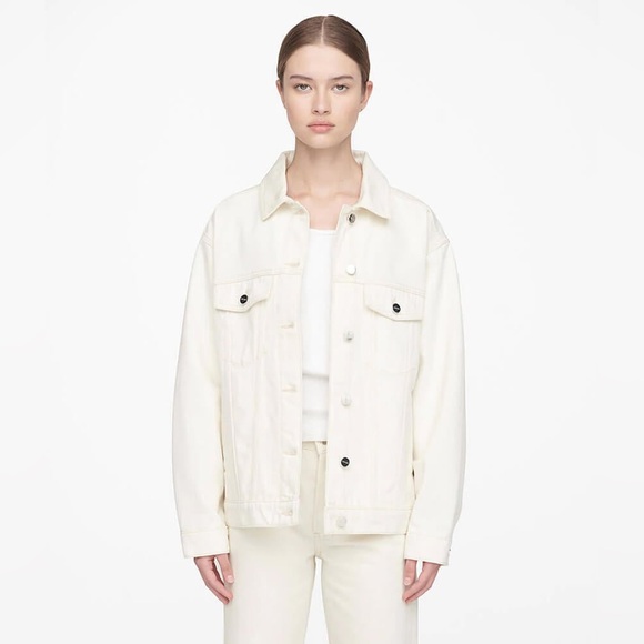 Annie Bing Jackets & Blazers - ANINE BING Size XS (oversized) Anine Bing Rory Jacket In Ecru White